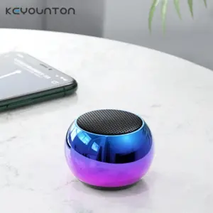 Metal Mini Wireless Bluetooth Speaker Hifi Portable Music Subwoofer