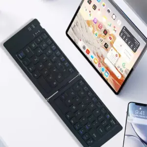 Portable Wireless Foldable Keyboard, Type C Charging, Ultra Thin Multi