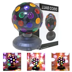 Spinning Disco Ball Projection Disco Ball Light 360° Rotary LED Night