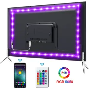 Tape Bluetooth USB LED Strip Light 5050 SMD 5V RGB Lights Flexible Lamp