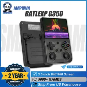 Ampown G350 Handheld Game Players Portable Game Console 3.5 Inch IPS