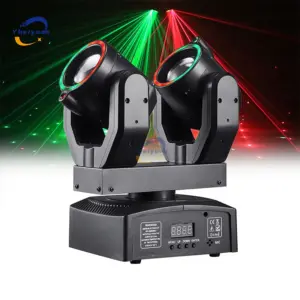 Double Head Moving Head Beam Light With Aperture Remote Control DMX512