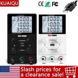 AC 110V DC Power Supply Shipping From USA, 30V 60V 120V Adjustable