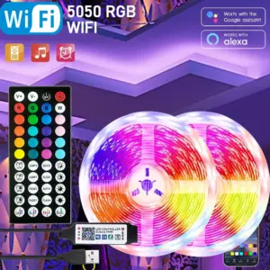RGB LED Strip Lights 5M 10M 20M 30M Room Light With APP Control