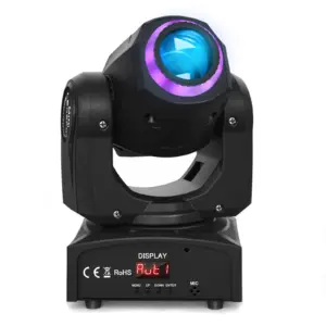U'king 120W LED Beam Moving Head Light RGB Color Mixing 8 Patterns DMX