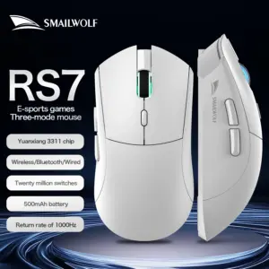 Smailwolf RS7 Bluetooth Wireless Gaming Mouse Three Mode PAW3311 Macro