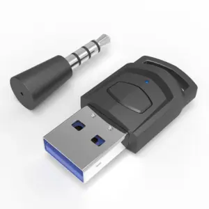 Wireless Headphone Adapter Receiver For PS5 PS4 Game Console PC Headset