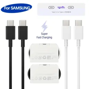 PD Cable S22 S21 S20 FE S23 Ultra 45W Super Fast Charging A52 A53 A54