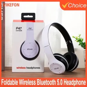 Head Mounted Bluetooth 5.0 Headsets Wireless Earphone 3.5MM Wired
