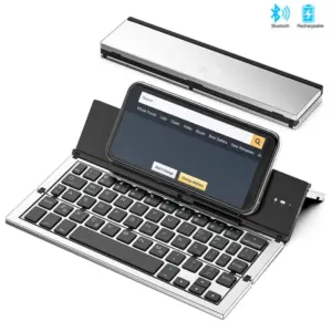 Jomaa Folding Keyboard Bluetooth Foldable Wireless Pocket Size