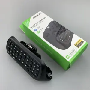 Wireless 2.4ghz Mini Controller Keyboard Gaming Chatpad With Audio