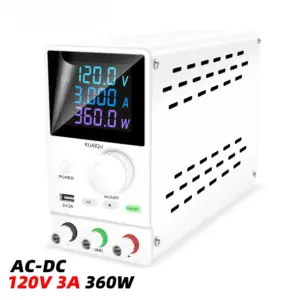 Kuaiqu SPPS A1203d 120V 3A 360W Adjustable DC Power Supply With Encoder