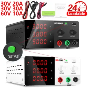 NICE POWER 30V 20A 30A DC Stabilized Supply Bench Source Laboratory