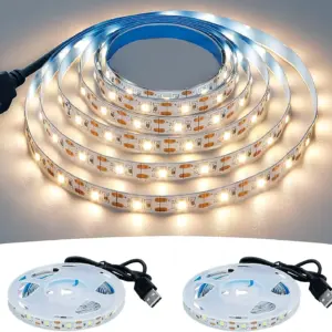 DC 5V USB LED Strips 2835 White Warm White Strip Light TV Background