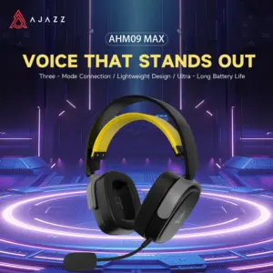 AHM09 MAX Tri Mode Noise Canceling Adjustable Driving Headphones For