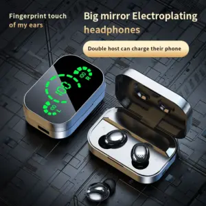 YD04 Pro Earphone TWS Bluetooth 5.3 Wireless HIFI Music Headset LED