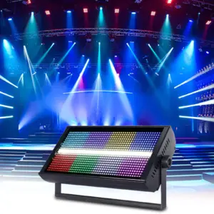 LED Stage Strobe Light For Parties 2in1 W+RGB Strobee DJ Disco Club Bar