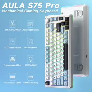 AULA S75pro Wireless Keyboard Tri-mode RGB Gaming Keyboard