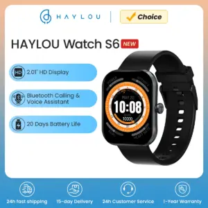 Haylou Watch S6 Voice Calling Smart Watch Men Health Monitoring IP68