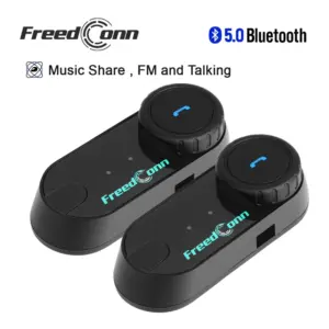 Freedconn Helmet Bluetooth Headset Group Motorcycle Intercom Headphones