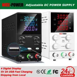 DC Lab Power Supply 30V 10A Adjustable Source For Phone Repair 24V 48V