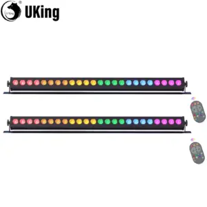 U’King 1/2Pcs 60W RGB 24LED Wall Wash Light