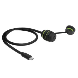 M20type C Extension Cable Waterproof Cable Connector Charging USB C