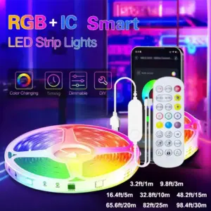 Tuya Smart WIFI RGBIC LED Strip Light Tape Addressable WS2811 IC