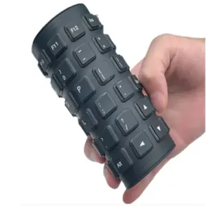 85 Keys Foldable Silicone Keyboard USB Wired Silent Key Fully Sealed
