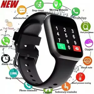 Multifunction Smart Watch For Men Women Kids Bluetooth Calls, Heart