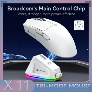 Attack Shark X11 Wireless Mouse,bluetooth / 2.4G / Wired Tri Mode Mouse