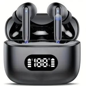 Wireless Earphone 40DB Noise Cancelling Bluetooth 5.3 Headphone 6 Mic