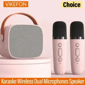 Karaoke Portable Wireless Dual Microphones Machine Homektv DSP System