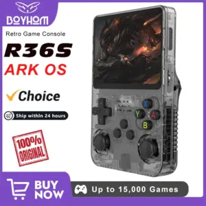 Boyhom 256G 128G R36S Retro Handheld Game Console Linux System 3.5 Inch