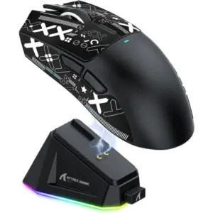 Attack Shark X11 PAW3311 Wireless Bluetooth Mouse, 2.4G 400IPS RGB PC