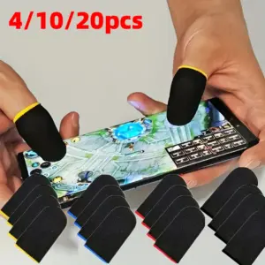Mobile Game Fingertip Gloves For PUBG Gamer Sweatproof Anti Slip Touch