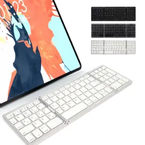 Bluetooth Keyboard Triple Fold Multiple Device Connection Wireless For