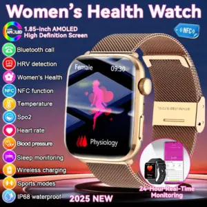 Women Men AI Smart Diagnosis Watch Hrv+ppg Blood Pressure Heart Rate